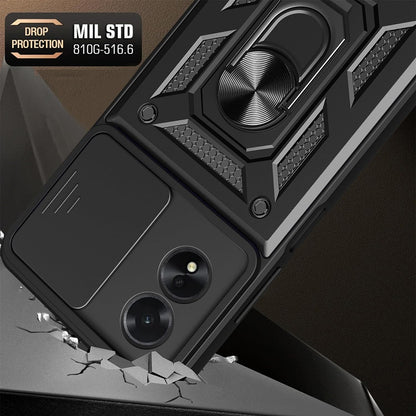 Case for Oppo A18 / A38, Techsuit, CamShield, Black