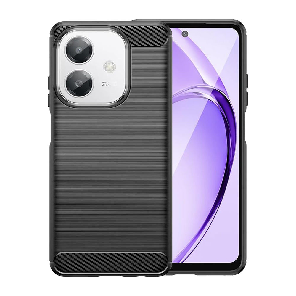 Case for Oppo A3 4G / A3, Techsuit, Carbon, Black