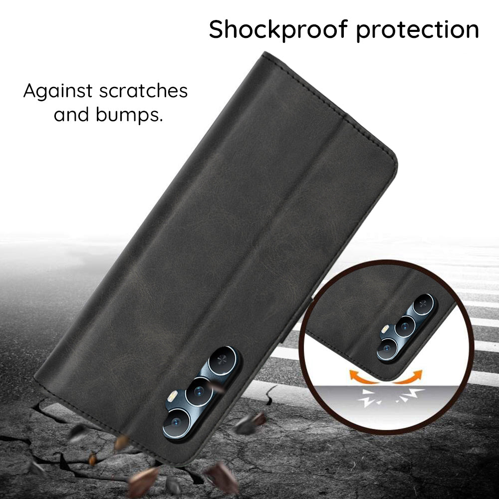 Case for Oppo A3 4G / A3, Techsuit, Diary Book, Black
