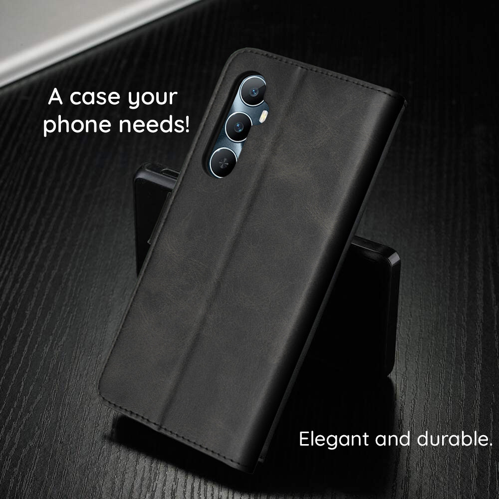 Case for Oppo A3 4G / A3, Techsuit, Diary Book, Black