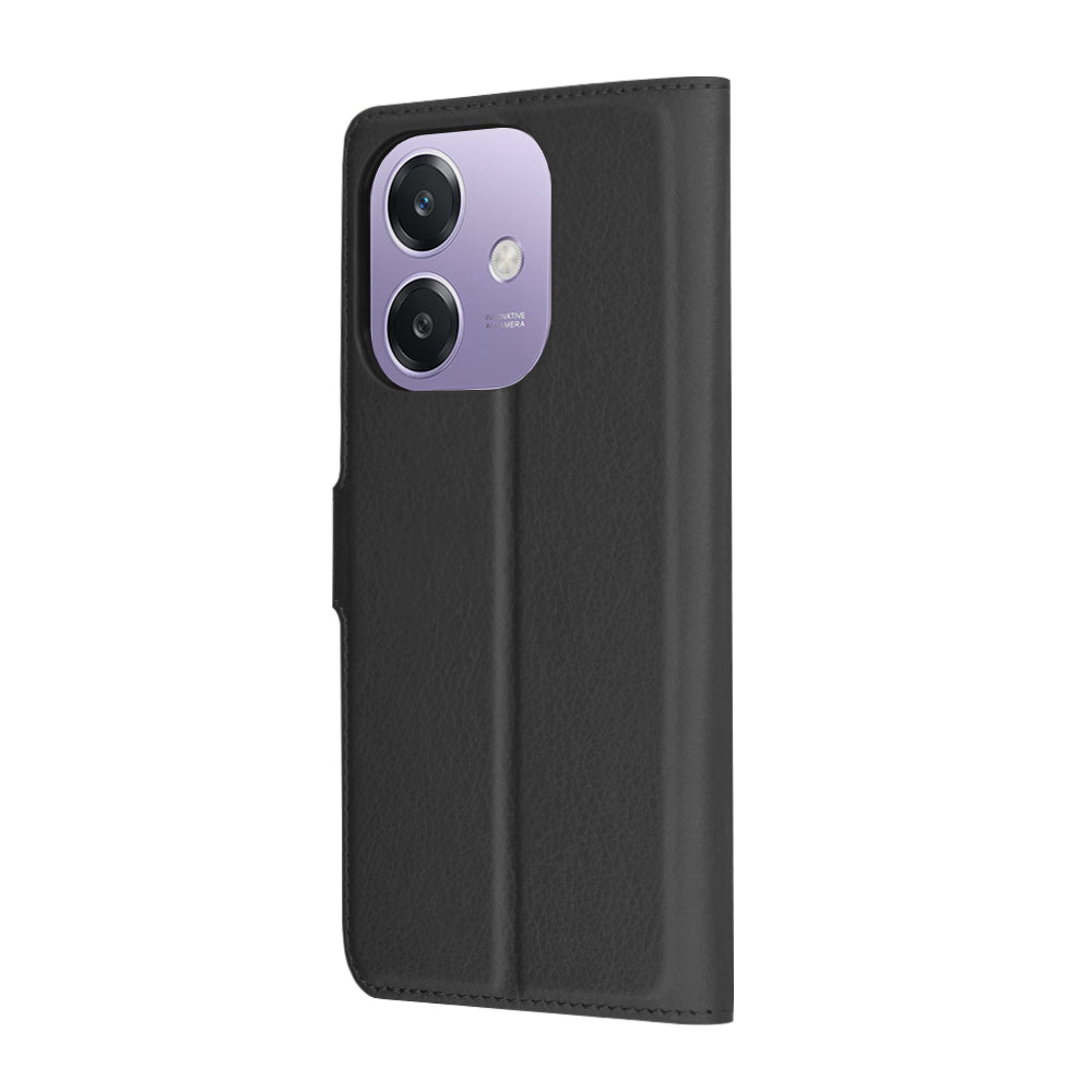 Case for Oppo A3 4G / A3, Techsuit, Leather Folio, Black