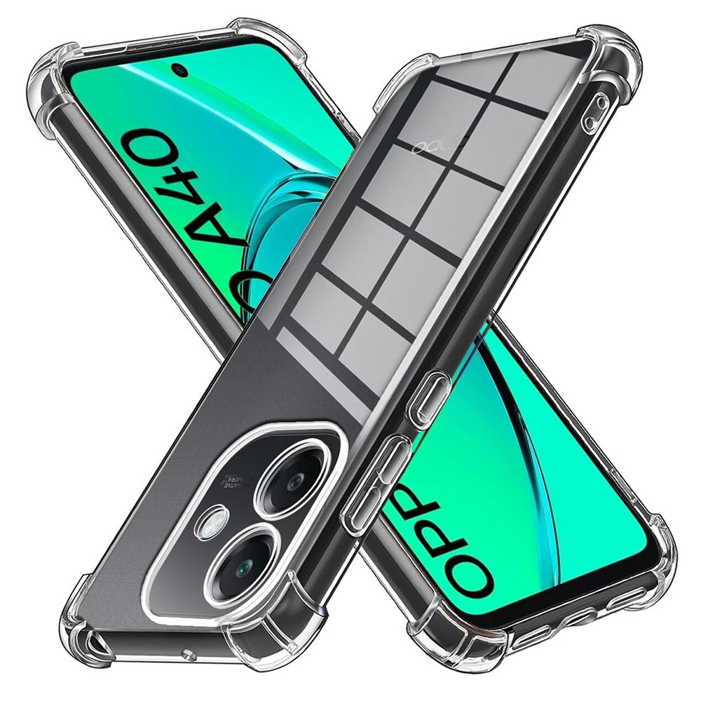 Case for Oppo A3 4G, Techsuit, Shockproof Clear, Transparent