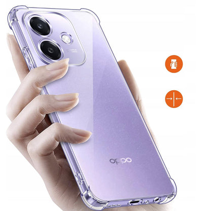 Case for Oppo A3 4G, Techsuit, Shockproof Clear, Transparent