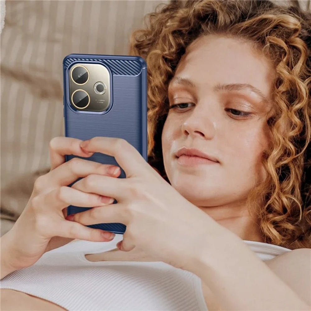 Case for Oppo A5 Pro 4G / A5 Pro, Techsuit, Carbon, Blue