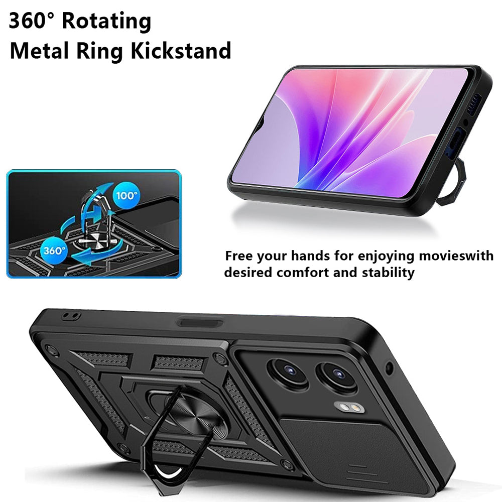 Case for Oppo A57 4G / A57s / Oneplus Nord N20 SE, Techsuit, CamShield, Black