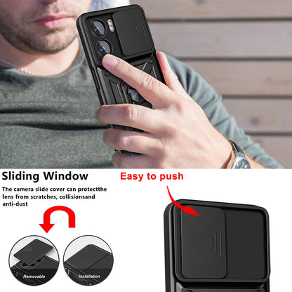 Case for Oppo A57 4G / A57s / Oneplus Nord N20 SE, Techsuit, CamShield, Black