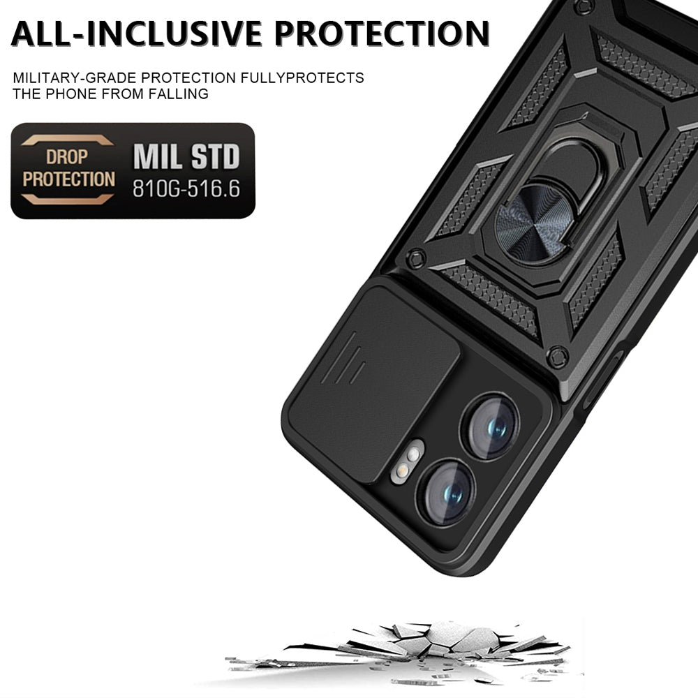 Case for Oppo A57 4G / A57s / Oneplus Nord N20 SE, Techsuit, CamShield, Black