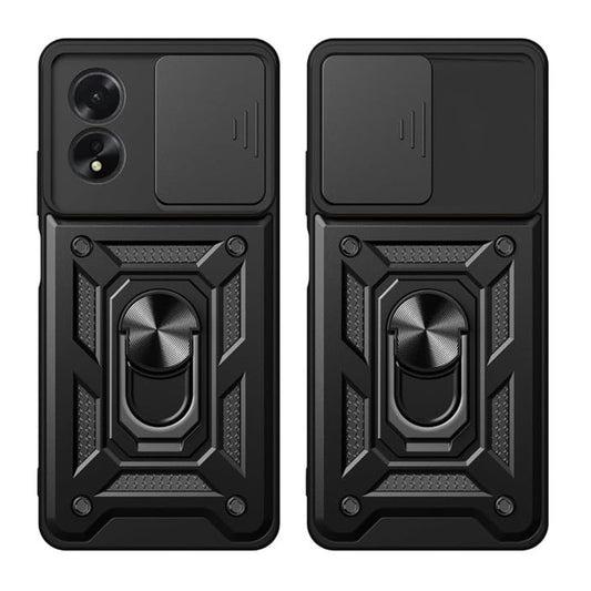 Case for Oppo A58 4G, Techsuit, CamShield, Black