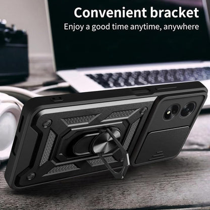 Case for Oppo A58 4G, Techsuit, CamShield, Black