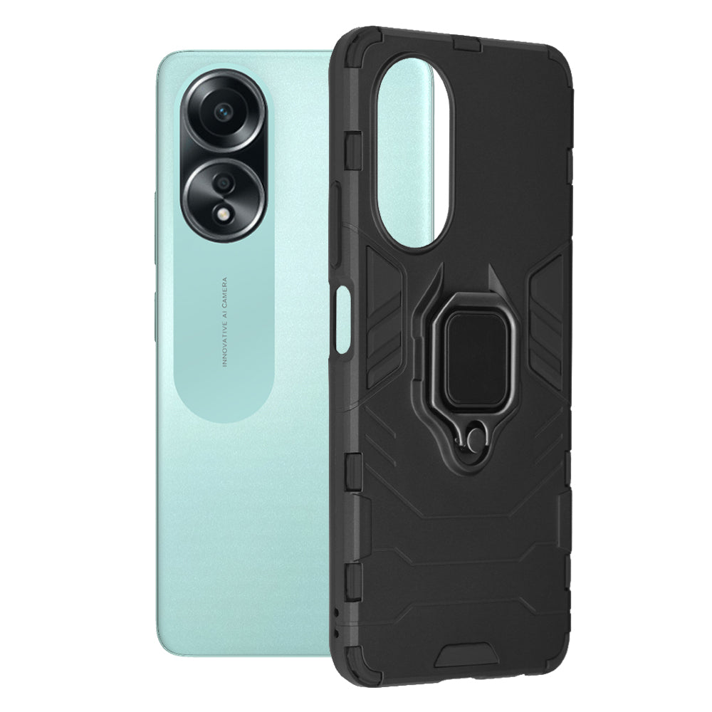 Case for Oppo A58 4G, Techsuit, Shield, Black