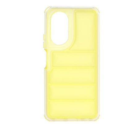 Case for Oppo A58 4G, Techsuit, Wave Shield, Yellow
