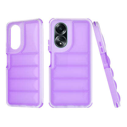 Case for Oppo A58 4G, Techsuit, Wave Shield, Purple