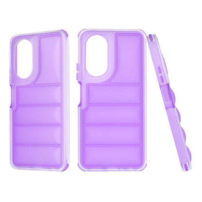 Case for Oppo A58 4G, Techsuit, Wave Shield, Purple