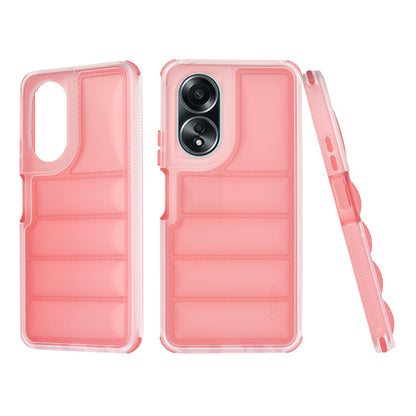 Case for Oppo A58 4G, Techsuit, Wave Shield, Red