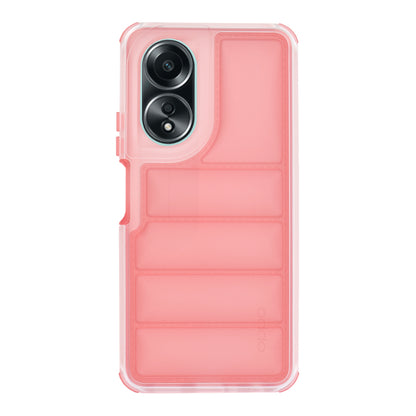 Case for Oppo A58 4G, Techsuit, Wave Shield, Red