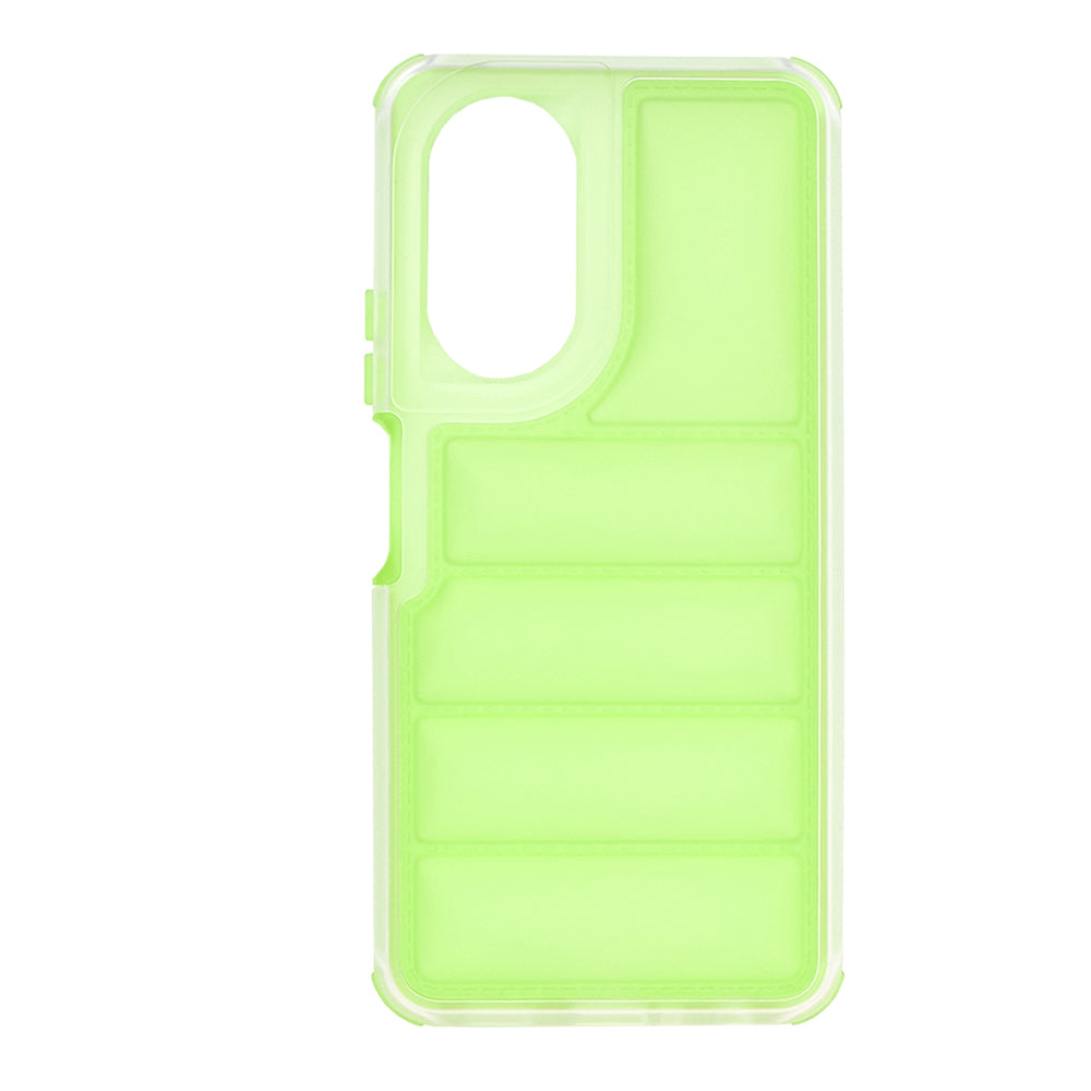 Case for Oppo A58 4G, Techsuit, Wave Shield, Green