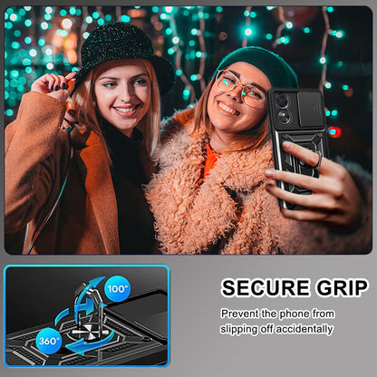 Case for Oppo A58 5G / A78 5G, Techsuit, CamShield, Black