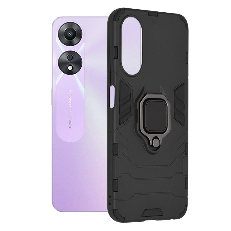 Case for Oppo A58 5G / A78 5G, Techsuit, Shield, Black