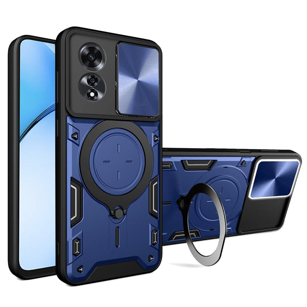 Case for Oppo A60, Techsuit, CamGuard Pro, Blue