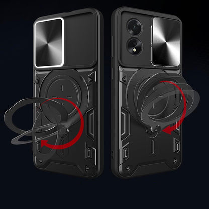 Case for Oppo A60, Techsuit, CamGuard Pro, Red