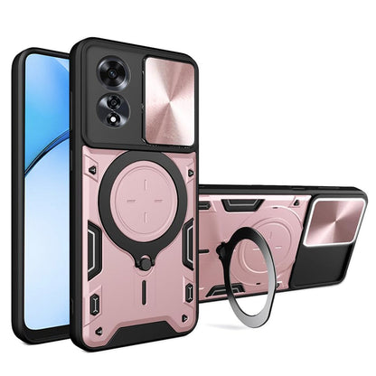 Case for Oppo A60, Techsuit, CamGuard Pro, Rose Gold