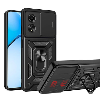 Case for Oppo A60, Techsuit, CamShield, Black
