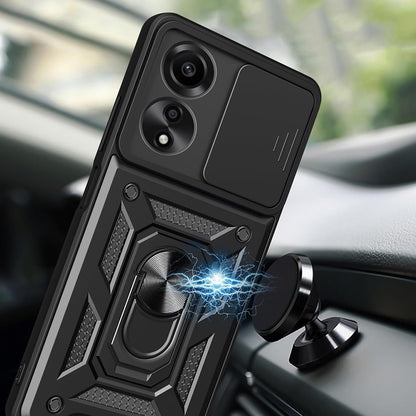 Case for Oppo A60, Techsuit, CamShield, Black