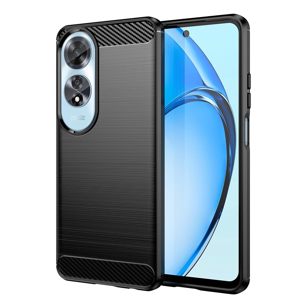 Case for Oppo A60, Techsuit, Carbon, Black