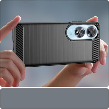 Case for Oppo A60, Techsuit, Carbon, Black