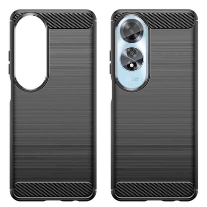 Case for Oppo A60, Techsuit, Carbon, Black