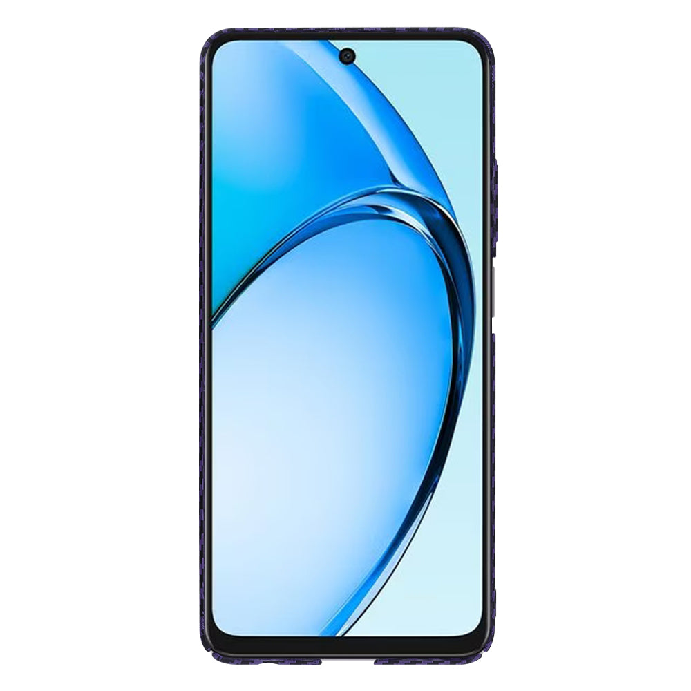 Case for Oppo A60, Techsuit, Carbonite FiberShell, Purple