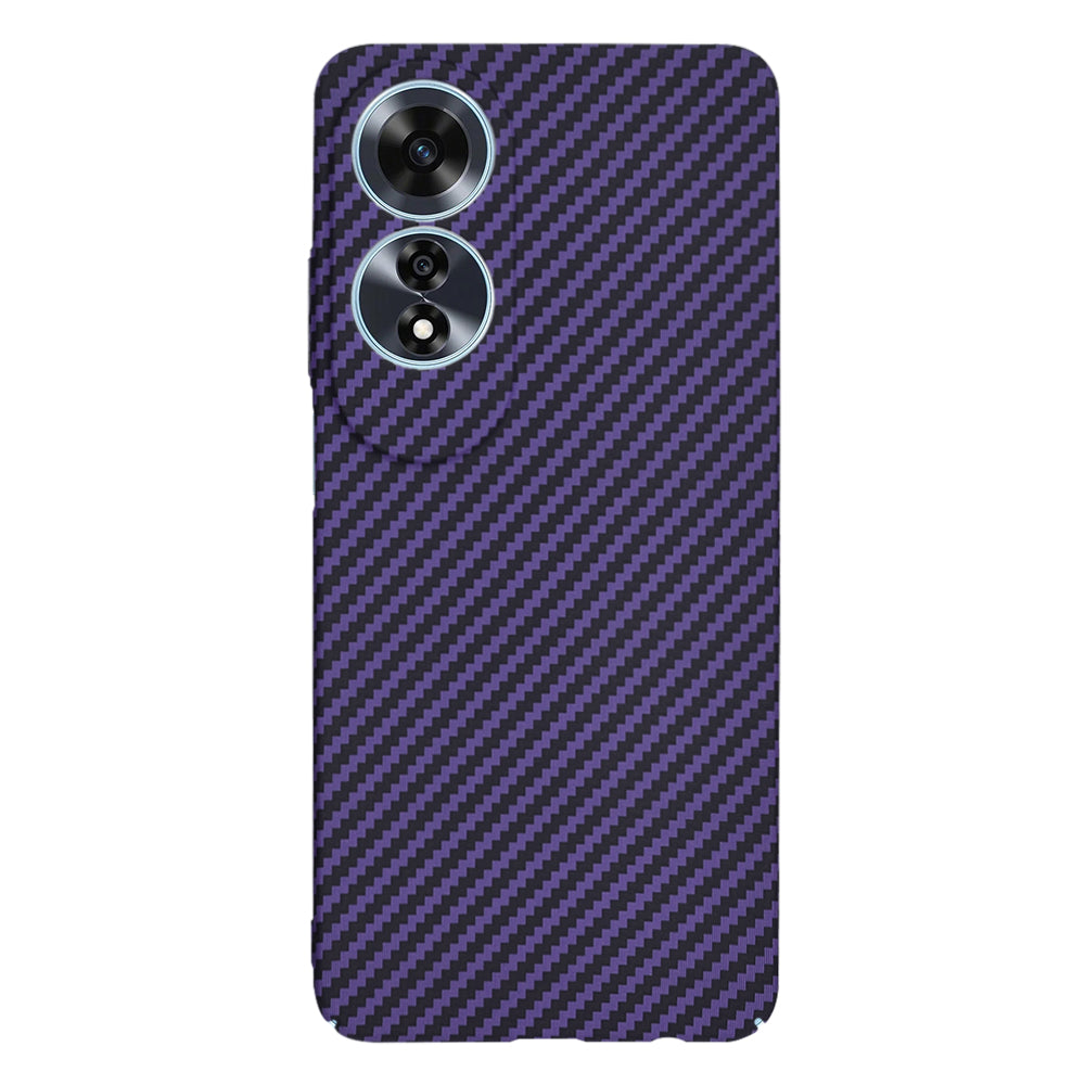 Case for Oppo A60, Techsuit, Carbonite FiberShell, Purple