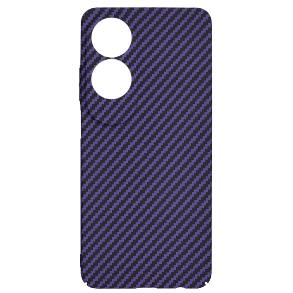 Case for Oppo A60, Techsuit, Carbonite FiberShell, Purple