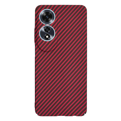 Case for Oppo A60, Techsuit, Carbonite FiberShell, Red