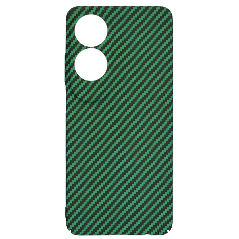 Case for Oppo A60, Techsuit, Carbonite FiberShell, Green