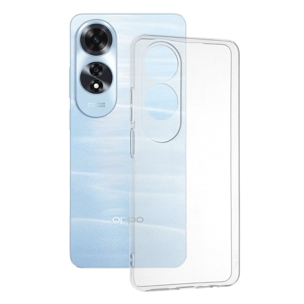 Case for Oppo A60, Techsuit, Clear, Transparent