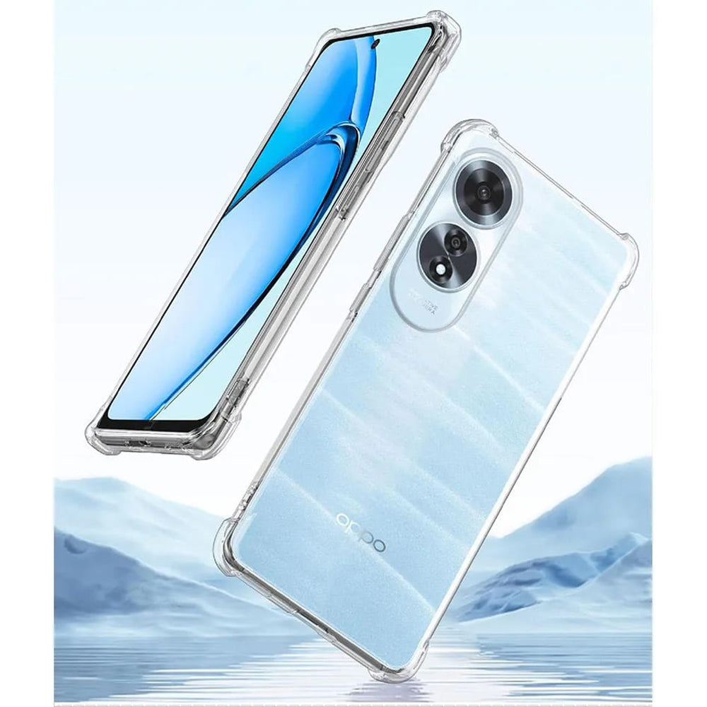 Case for Oppo A60, Techsuit, Shockproof Clear, Transparent