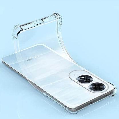 Case for Oppo A60, Techsuit, Shockproof Clear, Transparent