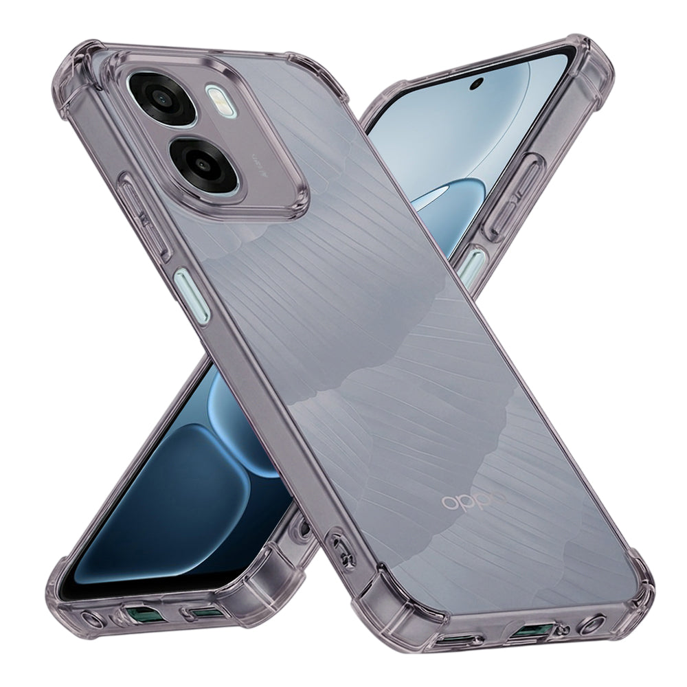 Case for Oppo A6k 4G / A6x 4G / A6x, Techsuit, Shockproof Clear, Smoke