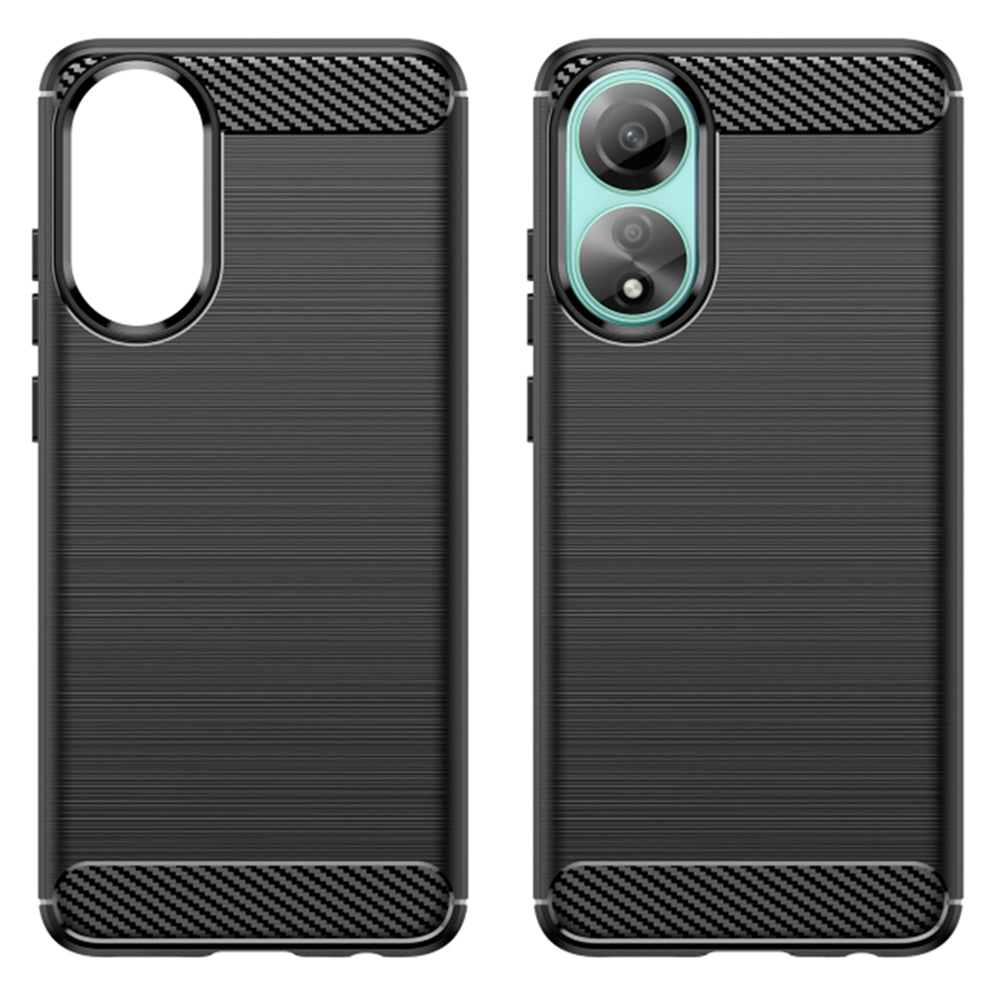 Case for Oppo A78 4G, Techsuit, Carbon, Black