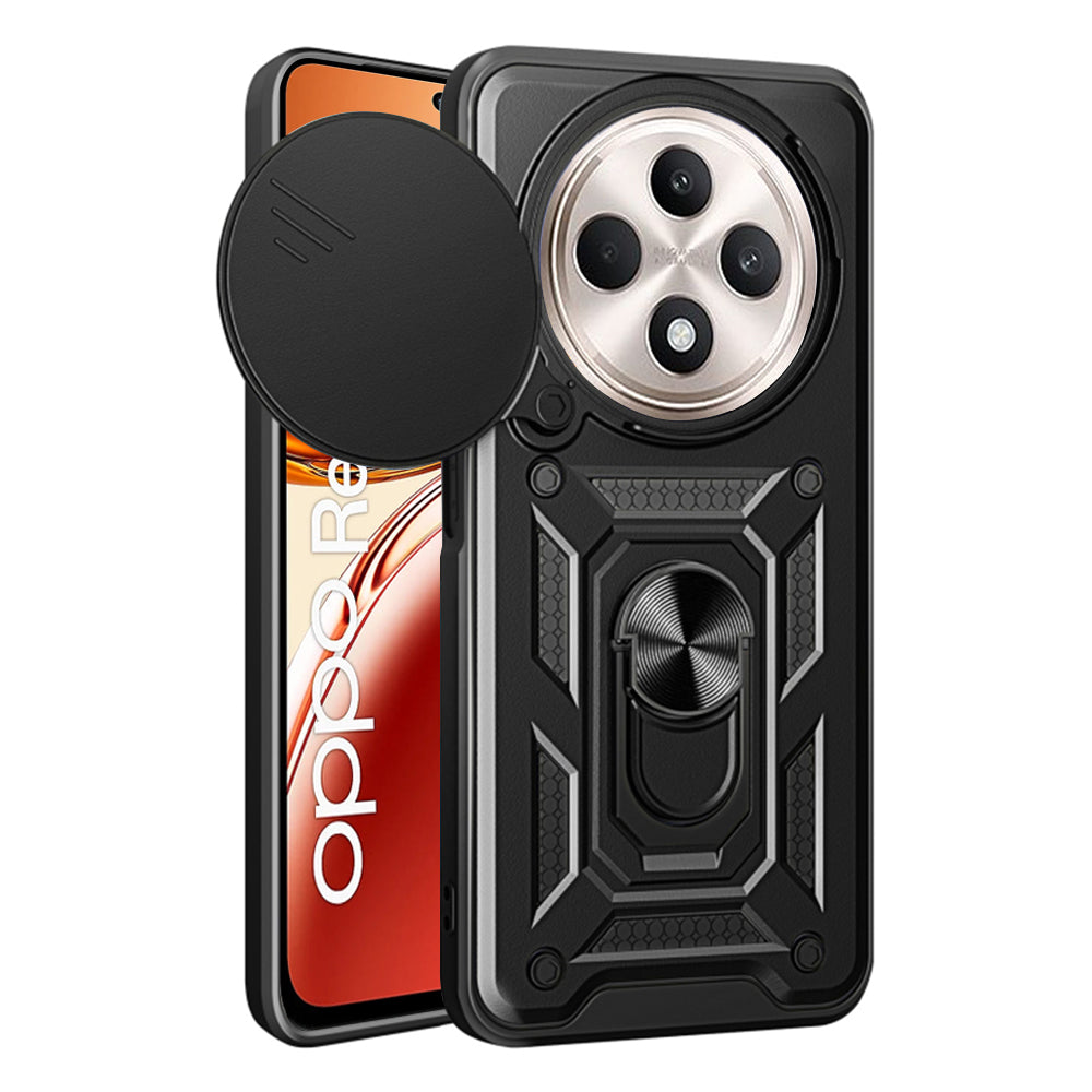 Case for Oppo Reno12 FS 5G / Reno12 FS 4G / Reno12 F 4G / Reno12 F, Techsuit, CamShield, Black