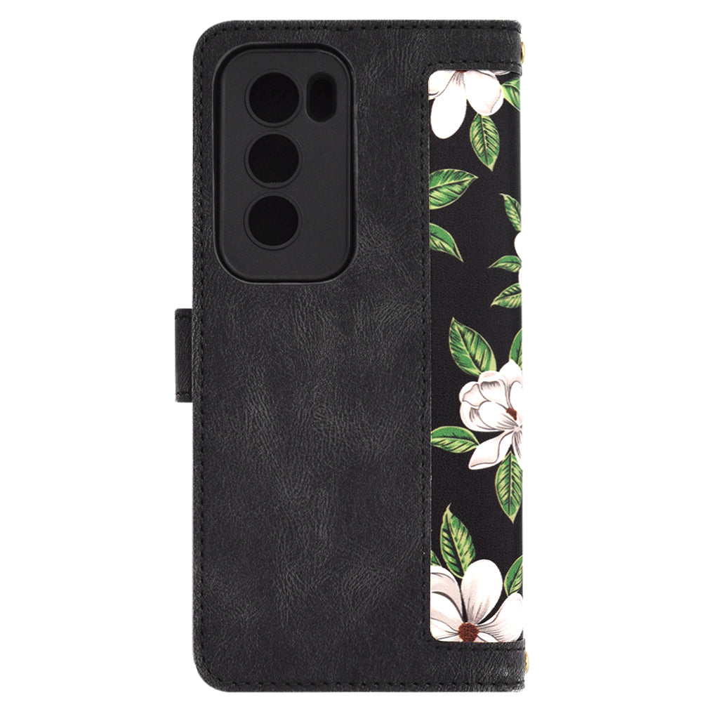 Case for Oppo Reno12 Pro, Techsuit, FlipCraft, Black