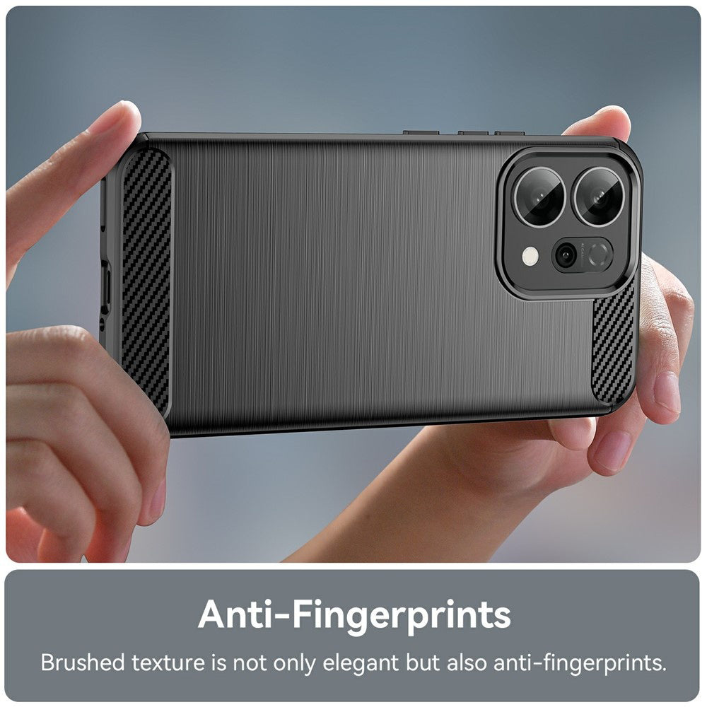 Case for Oppo Reno14 F, Techsuit, Carbon, Black