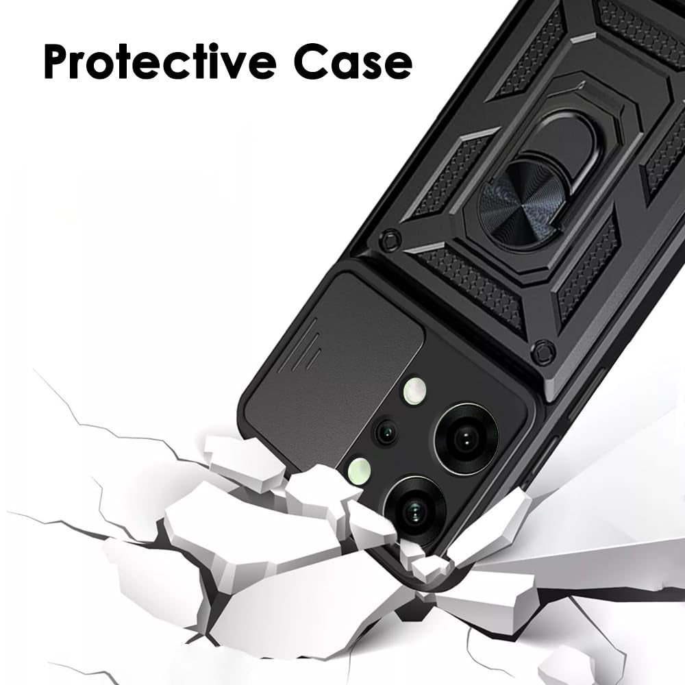 Case for Oppo Reno14, Techsuit, CamShield, Black