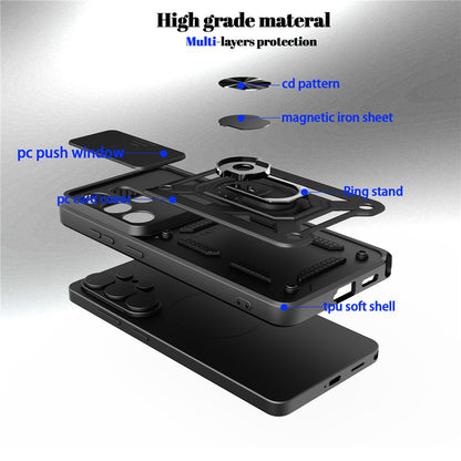 Case for Oppo Reno15 FS / Reno15 F, Techsuit, CamShield, Blue