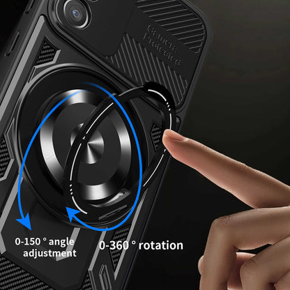 Case for Oppo Reno15 FS / Reno15 F, Techsuit, RuggedCam, Black