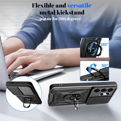 Case for Oppo Reno15 Pro, Techsuit, CamShield, Black