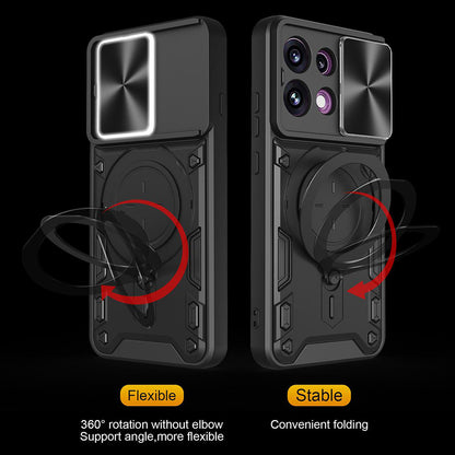 Case for Oppo Reno16 F / Reno16 FS, Techsuit, CamGuard Pro, Purple