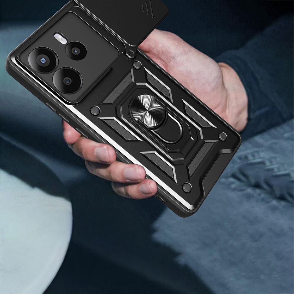 Case for Realme GT 7, Techsuit, CamShield, Black