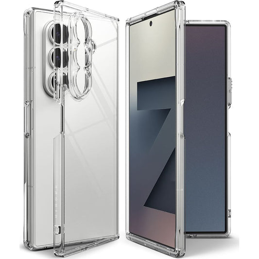 Case for Samsung Galaxy Z Fold7 F966, Ringke, Fusion, Transparent